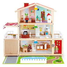 Hape Doll Family Mansion| Award Winning 10 Bedroom Doll House Wooden