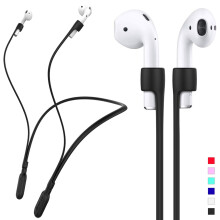 GOGOSODU Compatibile Airpods Cinturino in Silicone Anti-Perso Cavo Connettore Sport Neckband Compatibile per Airpods Pro 2nd/ Airpods Pro 1st/ Ai