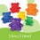 Learning Resources Learning Resources Three Bear Family Counters - 96 Pieces. Ages 3+ Pre 3