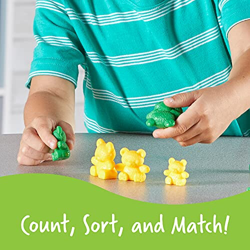 Learning Resources Learning Resources Three Bear Family Counters - 96 Pieces. Ages 3+ Pre 1