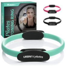 Urbnfit Pilates Ring - 12 """" Circle magique avec des coussinets en mousse a double poignee pour les cuisses de la cuisse interieure de la cuisse