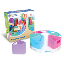 Learning Resources Create-a-Space Storage Center 10 Piece set - Desk
