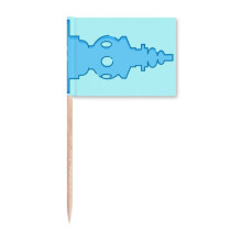 Thurible Spotlight China Toothpick Flags Marker Topper Party Decoration