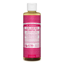Dr Bronners - Pure-castile Liquid Soap (Rose  8 ounce) - Made with Org
