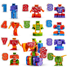 JOYIN 10 Pcs Number Bots Toys Number Block Number Bots Action Figur