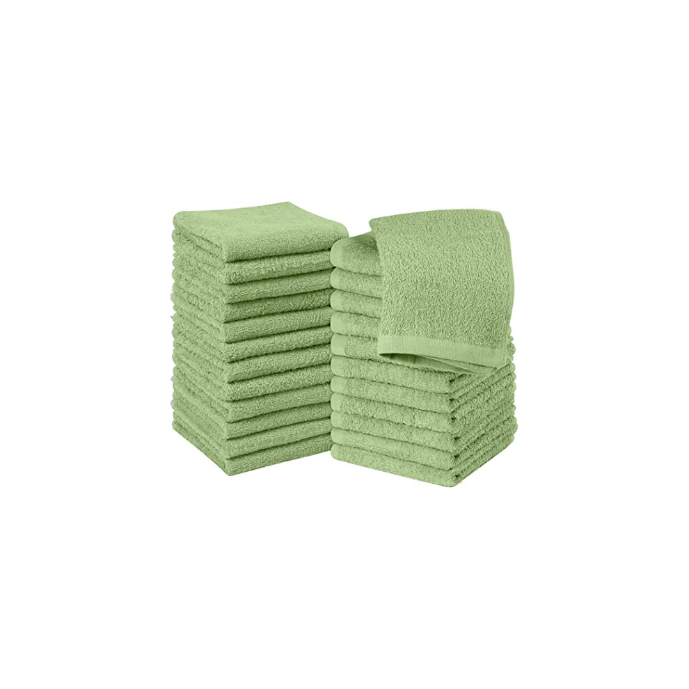 Utopia Towels cotton Washcloths Set - 100% Ring Spun cotton  Premium Quality Flannel Face cloths  Highly Absorbent and Soft Feel Fingertip Towels 24 P-image-OPC-PFM5F9B-NEW