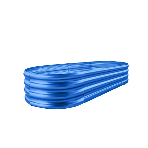 Land Guard Galvanized Raised Garden Bed Kit  Galvanized Planter Raised
