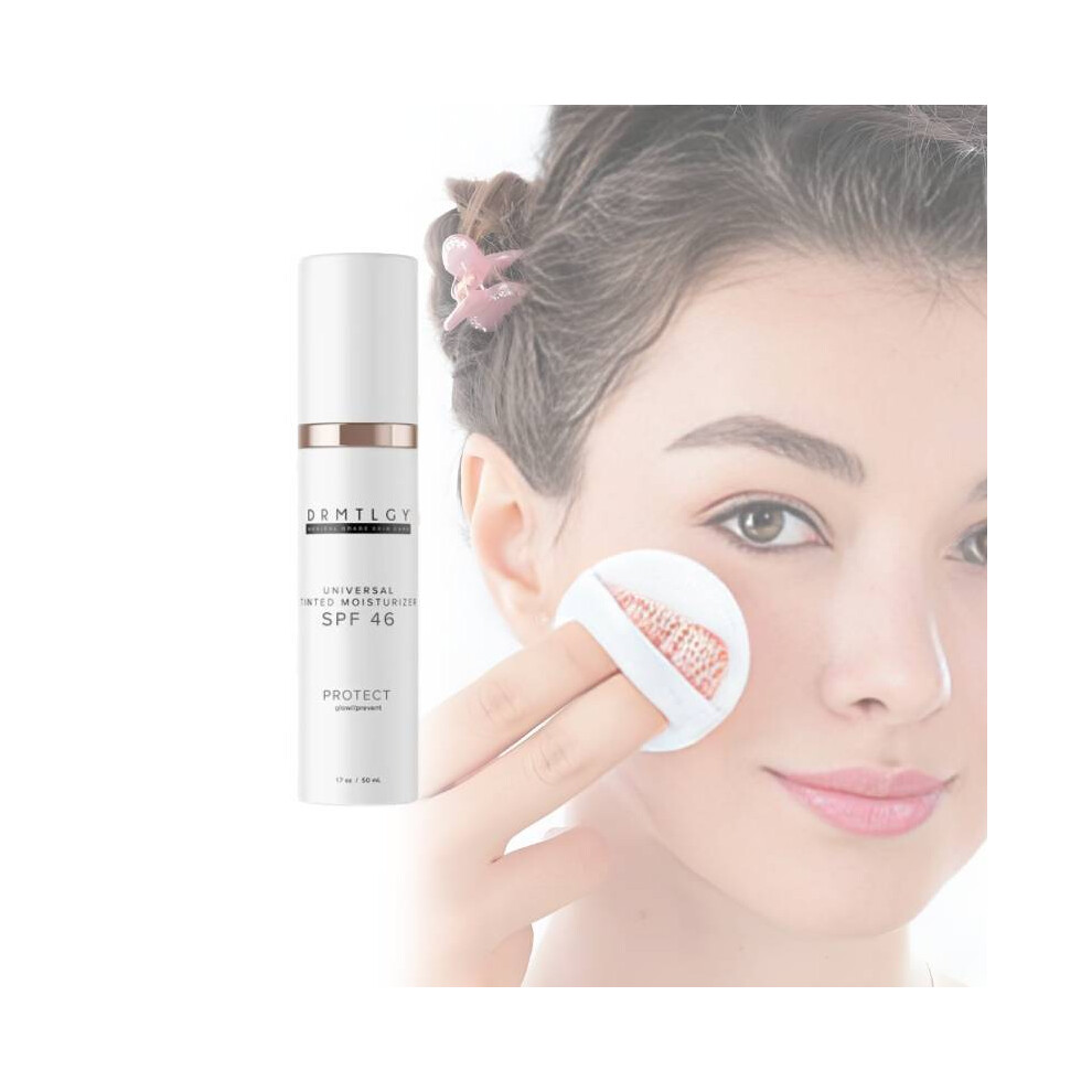 Drmtlgy Sunscreen Moisturizing Spf46 All In One Lightweight Color Face Care