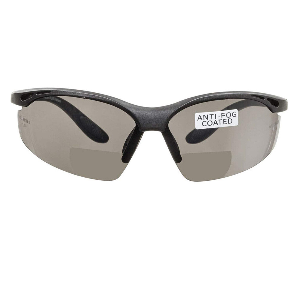 Voltx 'Constructor' Bifocal Reading Safety Glasses (Smoke/Gray +1.5 Di 5060225830412