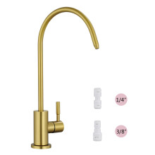 Tohlar Drinking Water Faucet for Kitchen Sink Gold Filtered Water Fau