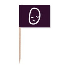 Vegetable Expression Happy Potato Body Toothpick Flags Marker Topper Party Decoration