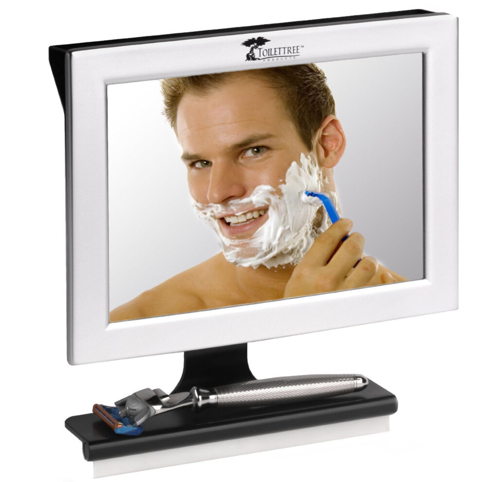 ToiletTree Products Fogless Shower Mirror with Squeegee - Anti-Fog Mir-image-OPC-PFM5TT6-NEW