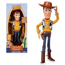 DISNEY Store Official Woody Interactive Talking Action Figure from Toy Story 4 15 Inches Features 10+ English Phrases Interacts with Other Fig