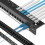Rapink Patch Panel 24 Port Cat6 with Inline Keystone 10G Support  Pass 1