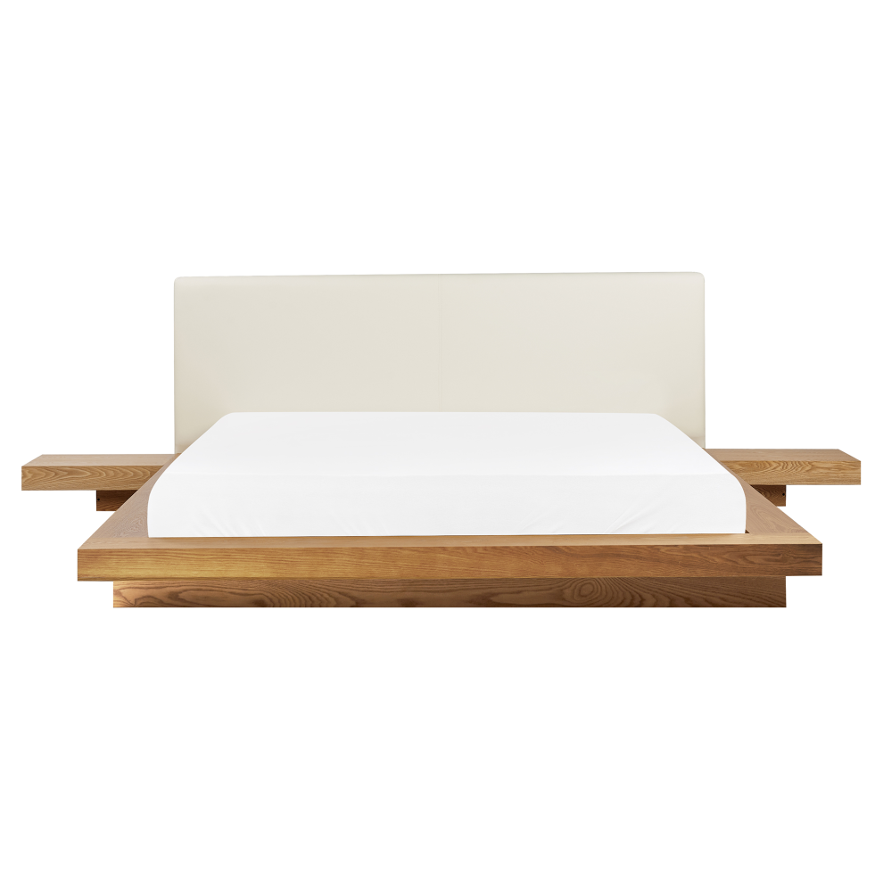 Bed ZEN 160 x 200 cm (EU King Size) Natural Ash Wood