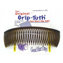 Good Hair Days Grip-Tuth Comb Band - One Piece 6? Hair Side Comb - Hai