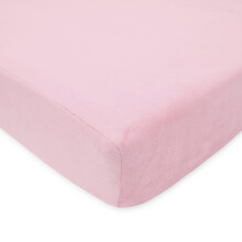 American Baby Company Zachte Chenille Aansluitende Ledikantlakens 28" x 52", Warm Neutraal, Roze, Voor Jongens en Meisjes