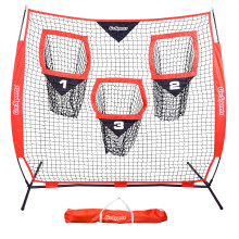 GoSports Football Trainer Throwing Net - Choose Between 8 ft x 8 ft or
