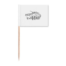 Army Art Deco Fashion Toothpick Flags Marker Topper Party Decoration