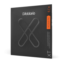 D'Addario akustiske guitarstrenge XT Phosphor Bronze Coated XTAPB1047 Extra Light Gauge 10-47 6-strengs s?t Pakke med 1