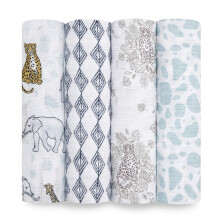 aden + anais Swaddle Blanket Boutique Muslin Blankets for Girls & Boy