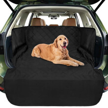 Funnipets Lastforing til SUV-vandafvisende hundefragtd?ksel med sidev?gge beskytter og kofangerklap-skridsikre bagning quiltet k?ledyr s?de d?kni