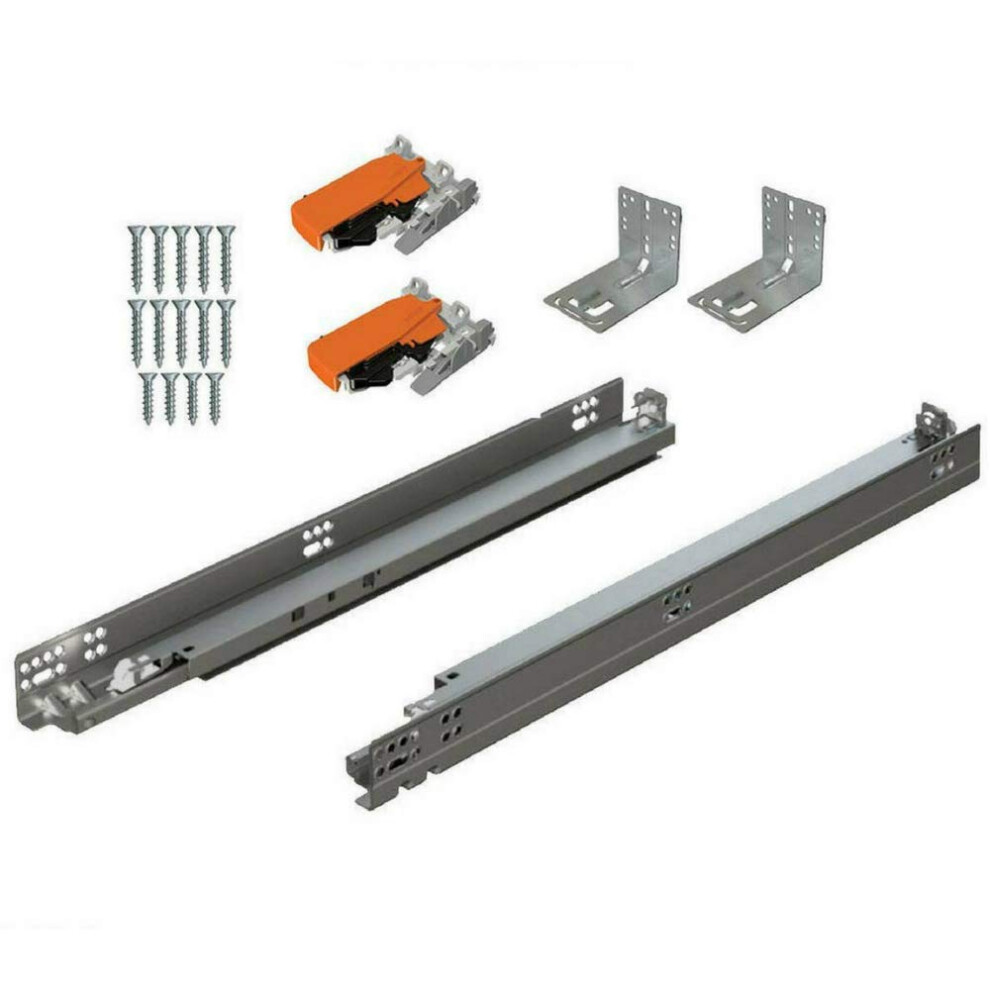 Ensemble de 6 coulisses de tiroir BLUM Tandem de 15 po et kit complet BLUMOTION avec glissi   res, dispositifs de verrouillage 563H, supports de mo