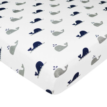 American Baby Company 100% Natuurlijke Katoenen Fitted Mini Crib Sheet 38" x 24"