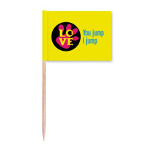 You Jump I Jump Titanic Art Deco  Fashion Toothpick Flags Marker Topper Party Decoration