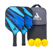 JOOLA Ben Johns Pickleball Set with 2 Fiberglass Paddles - Includes 2