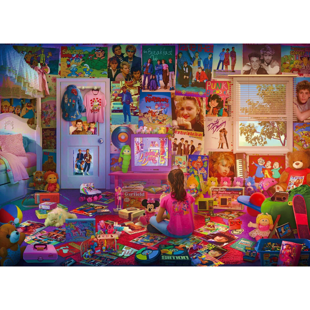 Photos - Jigsaw Puzzle / Mosaic Daydreams '80s and '90s Pop Culture 1000-Piece Jigsaw Puzzle by Rachid