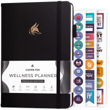 Clever Fox Wellness Planner - Weekly & Daily Health and Wellness Log