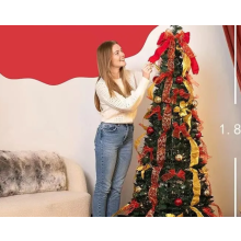 1.8m TIK TOK hot selling decoration retractable folding Christmas tree