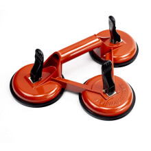 Triple glass Suction cups Heavy Duty Aluminum Vacuum Plate Handle glas