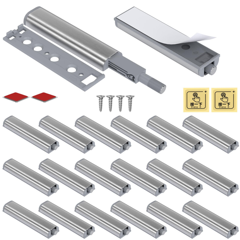 Magnetic Push Latches For Cabinets Jiayi 20 Pack Push To Open Cabinet 778365458322