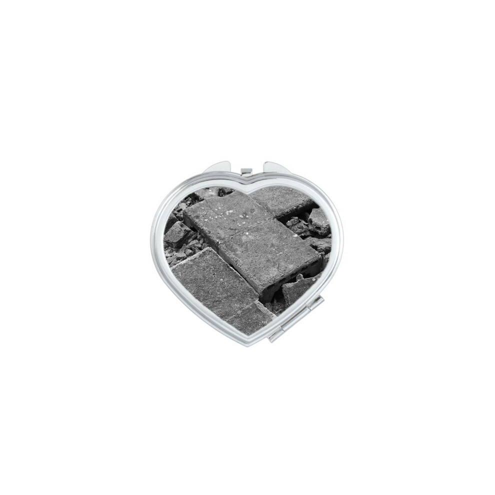 Diythinker Industrial Material Photography Heart Mirror Travel Magnification Portable Handheld Pocket Makeup