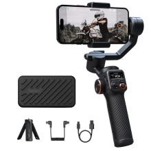 Hohem iSteady M6 gimbal Stabilizer for Smartphone 3-Axis cell Phone gimbal Built-in OLED Display 400g Payload Reverse charging Android and iPhone gim