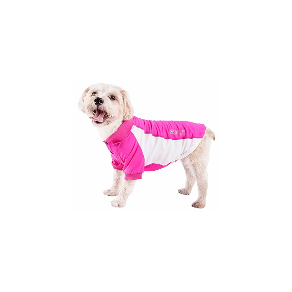 Photos - Dog Clothing Pet Life A Active Barko Pawlo Stretchy Fitness and Yoga Dog T-Shirt  
