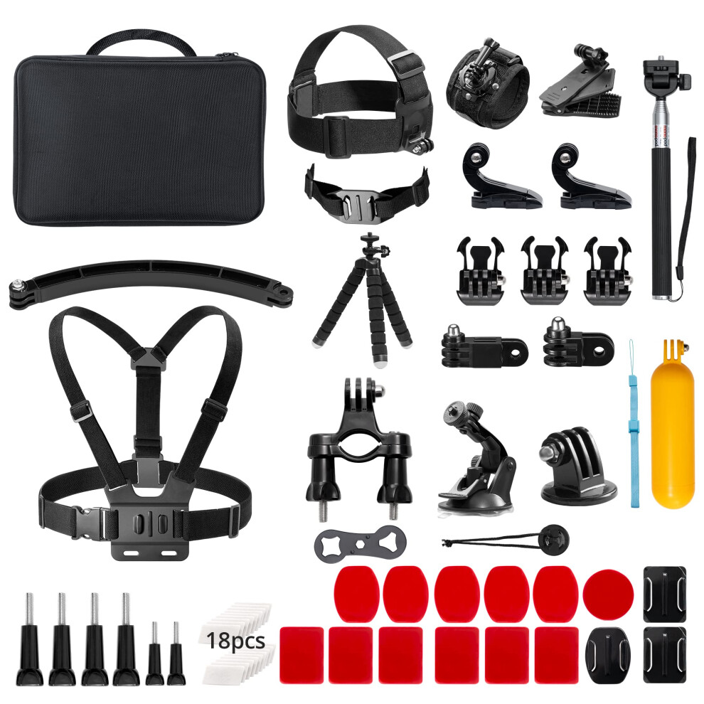 AKASO 60 in 1 Action camera Accessories Kit compatible with EK7000EK70