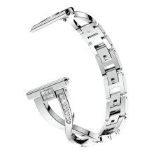 YOFUNTLE Compatibel voor Samsung Galaxy Watch 46mm/Gear S3 Bands Dames 22mm Metaallegering Armband Vervanging Polsband voor Samsung Galaxy Watch 46mm