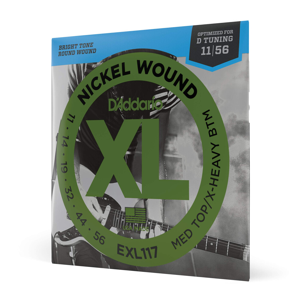 DAddario guitar Strings - XL Nickel Electric guitar Strings - EXL117 -