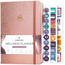 Clever Fox Wellness Planner - Weekly & Daily Health and Wellness Log