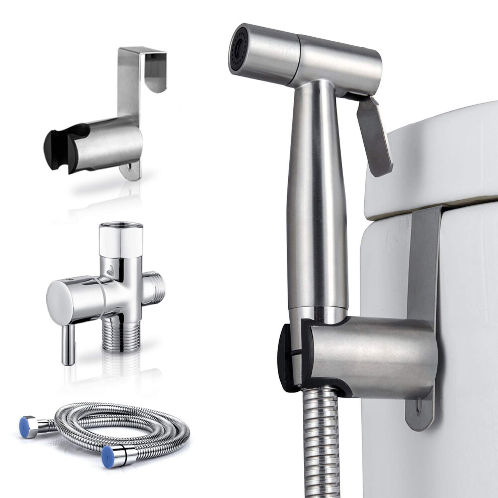 Arofa Handheld Bidet Sprayer For Toilet-Adjustable Water Pressure Cont
