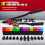 RZX 16"" RIVET NUT TOOL Hand Blind Riveter RIVNUT Riveting Tools with 5