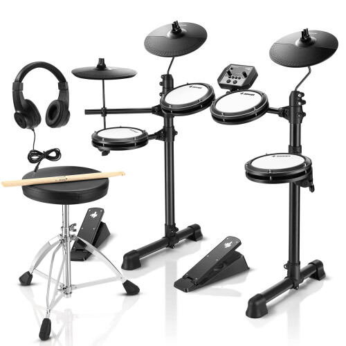 Donner DED-80 Electronic Drum Set  Electric Drum Set for Beginner with
