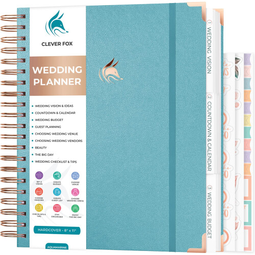 Clever Fox Wedding Planner - Wedding Book & Organizer for the Bride -