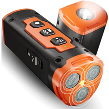 NPS Dog Bark Deterrent Device with 3 Sonic Emitters, 50ft Range - Rechargeable Indoor/Outdoor Training Tool