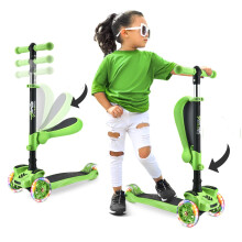 Hurtle 5 Wheeled Scooter for Kids - Stand & Cruise Child/Toddlers Toy