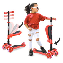 Hurtle 6 Wheeled Scooter for Kids - Stand & Cruise Child/Toddlers Toy