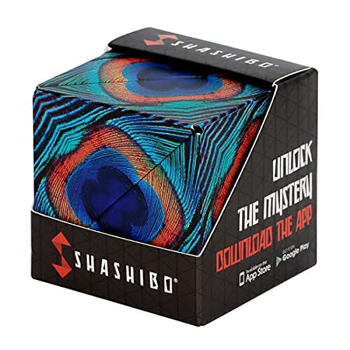 SHASHIBO Shape Shifting Box - Award-Winning  Patented Fidget Cube w/ 3 1